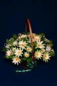 162 Корзина с цветами из кабачка и цуккини 